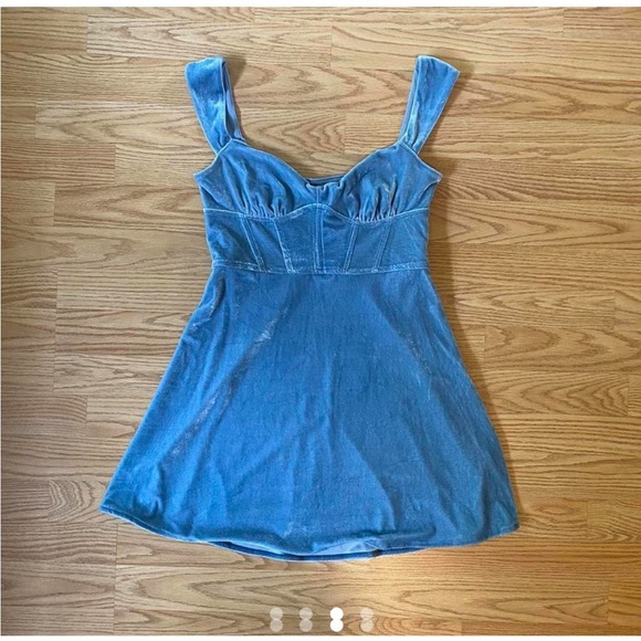 Urban Outfitters Velvet Mini Dress - Picture 4 of 4